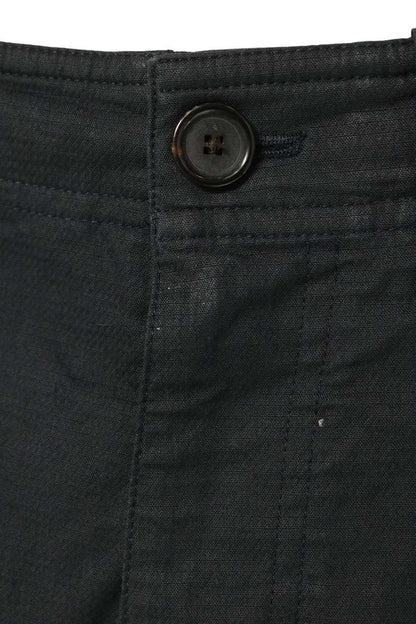 LOUISVUITTON Navy Cargo Shorts Cotton Silk Size 38