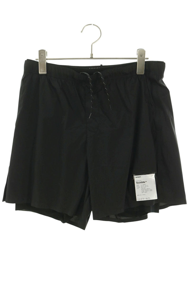 Satisfy TechSilk Nylon Running Shorts Black Size L