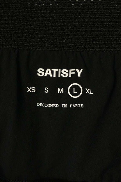 Satisfy TechSilk Nylon Running Shorts Black Size L