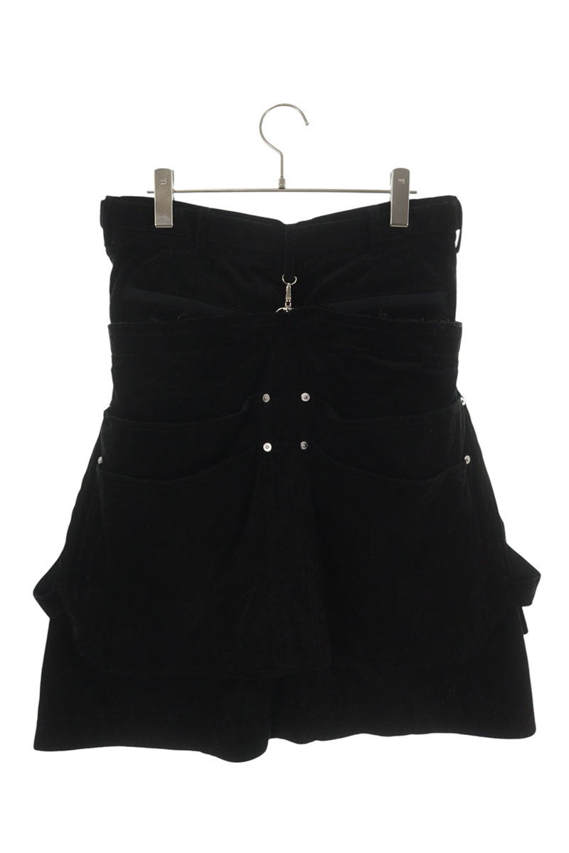 Sacai Corduroy Shorts Black Size 1