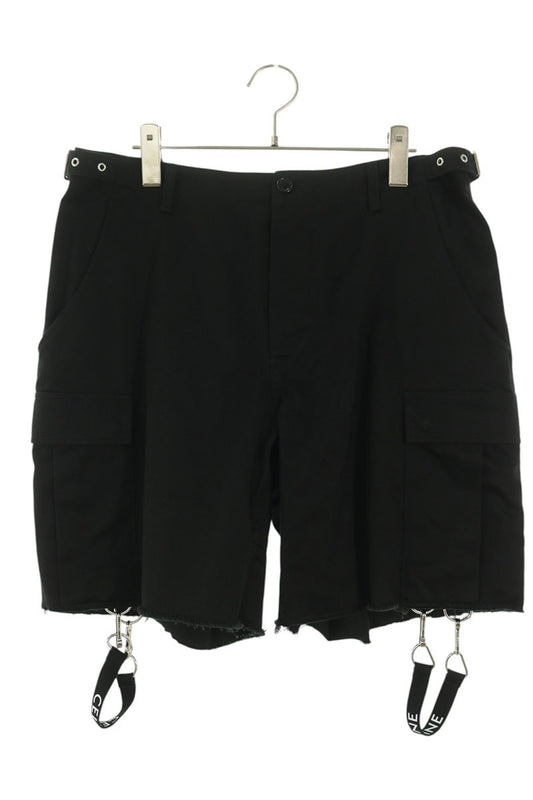 CELINE Cotton Cargo Shorts Black Size 50