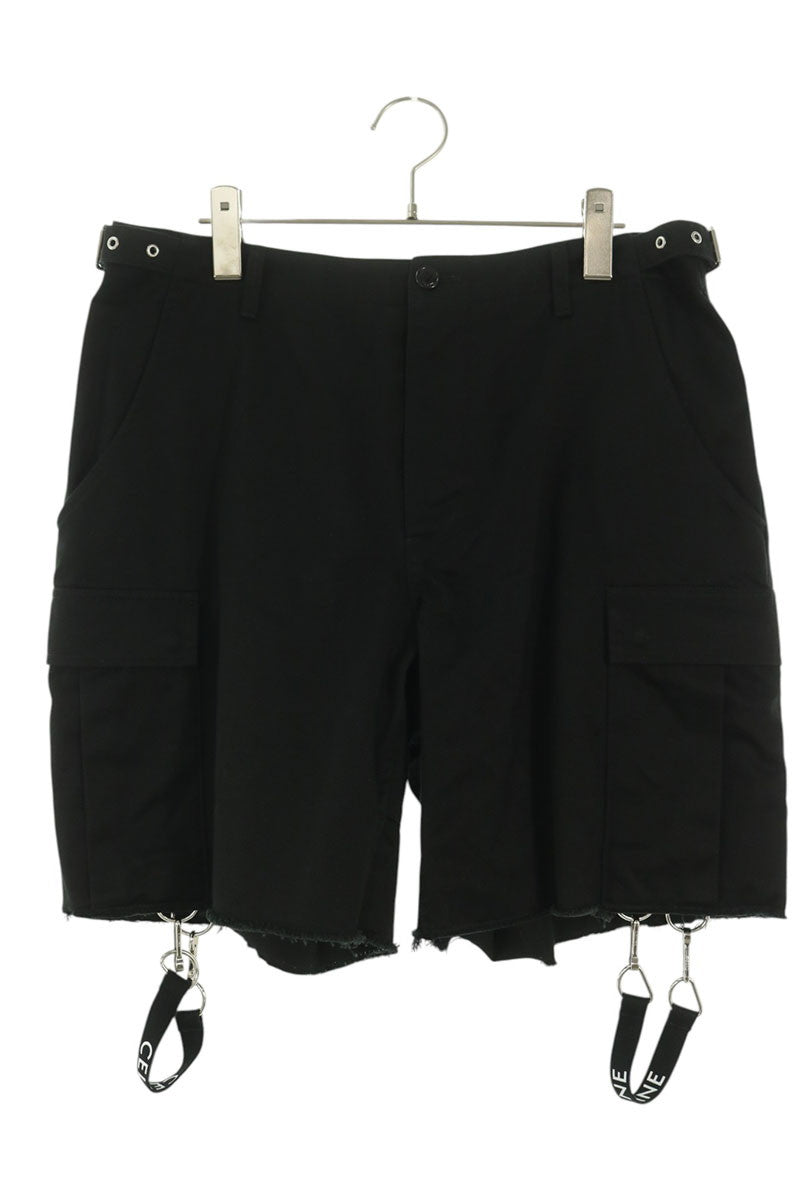 CELINE Cotton Cargo Shorts Black Size 50