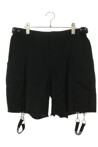 CELINE Cotton Cargo Shorts Black Size 50