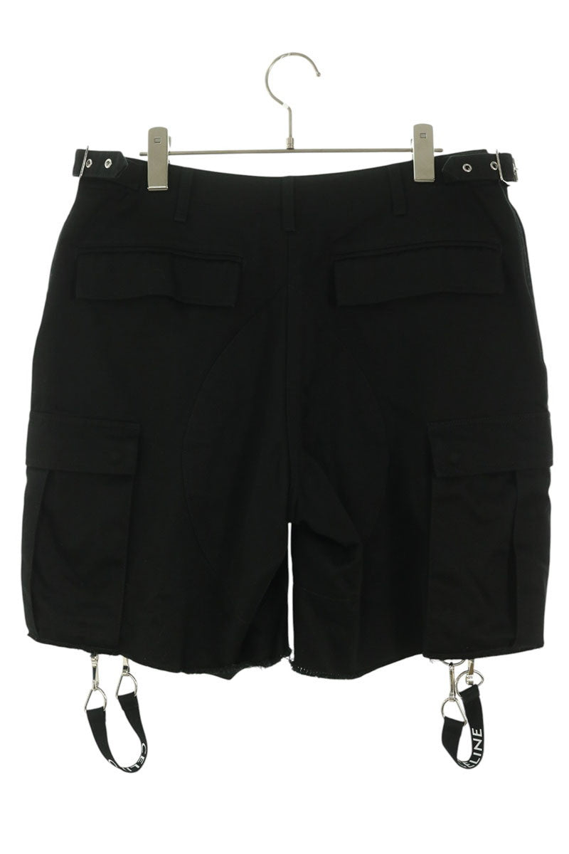 CELINE Cotton Cargo Shorts Black Size 50