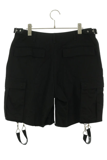 CELINE Cotton Cargo Shorts Black Size 50