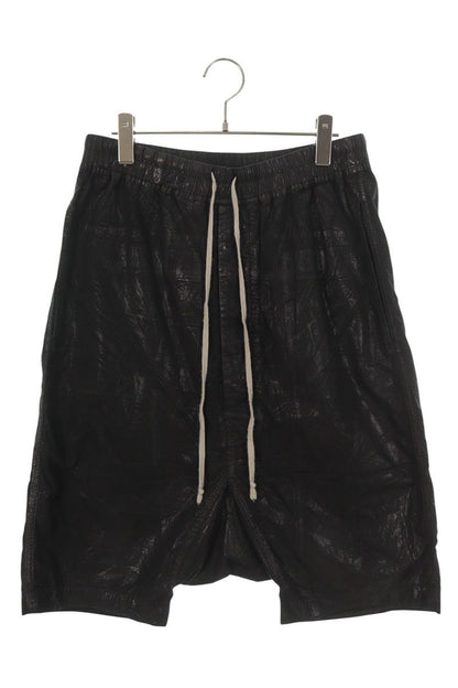 DRKSHDW Coated Drawstring Shorts Black Size M