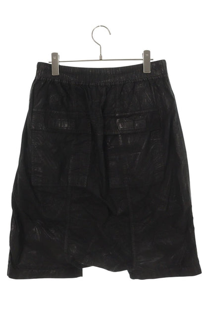 DRKSHDW Coated Drawstring Shorts Black Size M
