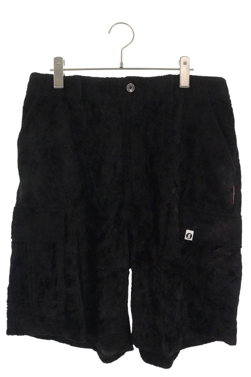 SUPREME 25SS Crushed Rayon Cargo Shorts Black Size 34