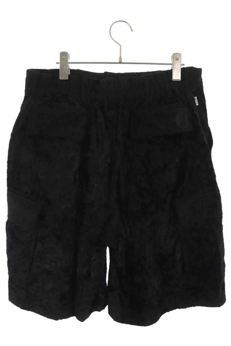SUPREME 25SS Crushed Rayon Cargo Shorts Black Size 34