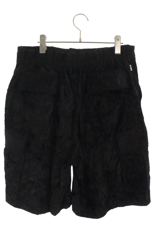 SUPREME 25SS Crushed Rayon Cargo Shorts Black Size 34