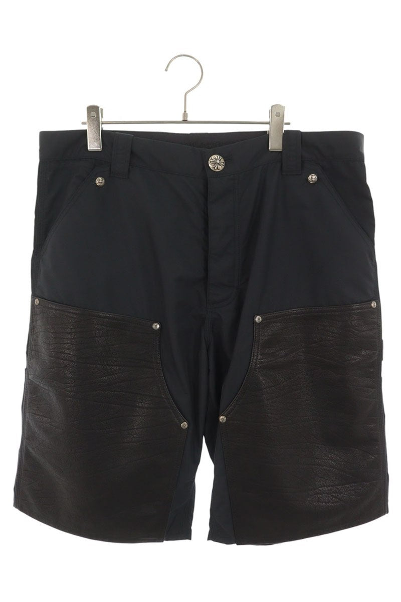 Chrome Hearts Carpenter Leather Nylon Shorts Size 34