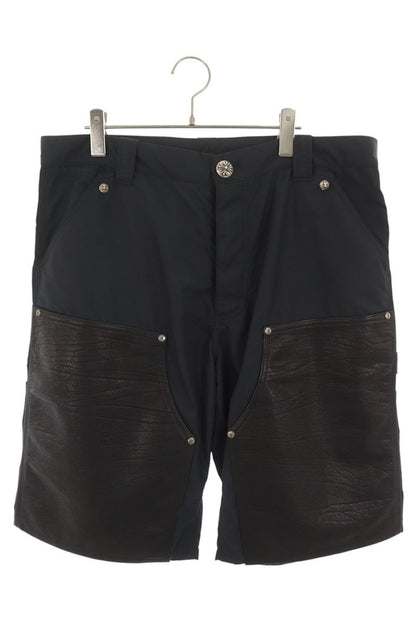 Chrome Hearts Carpenter Leather Nylon Shorts Size 34