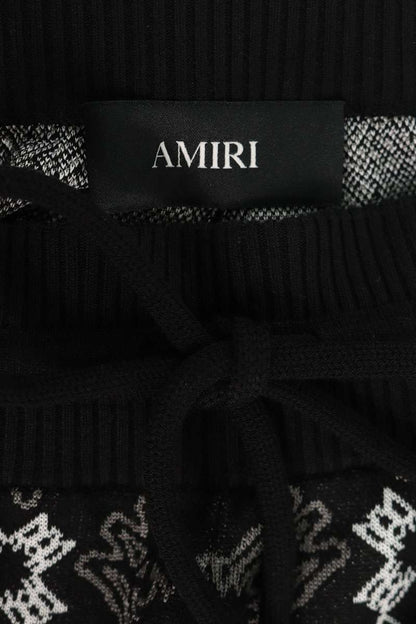 AMIRI Logo Check Knit Black Size L