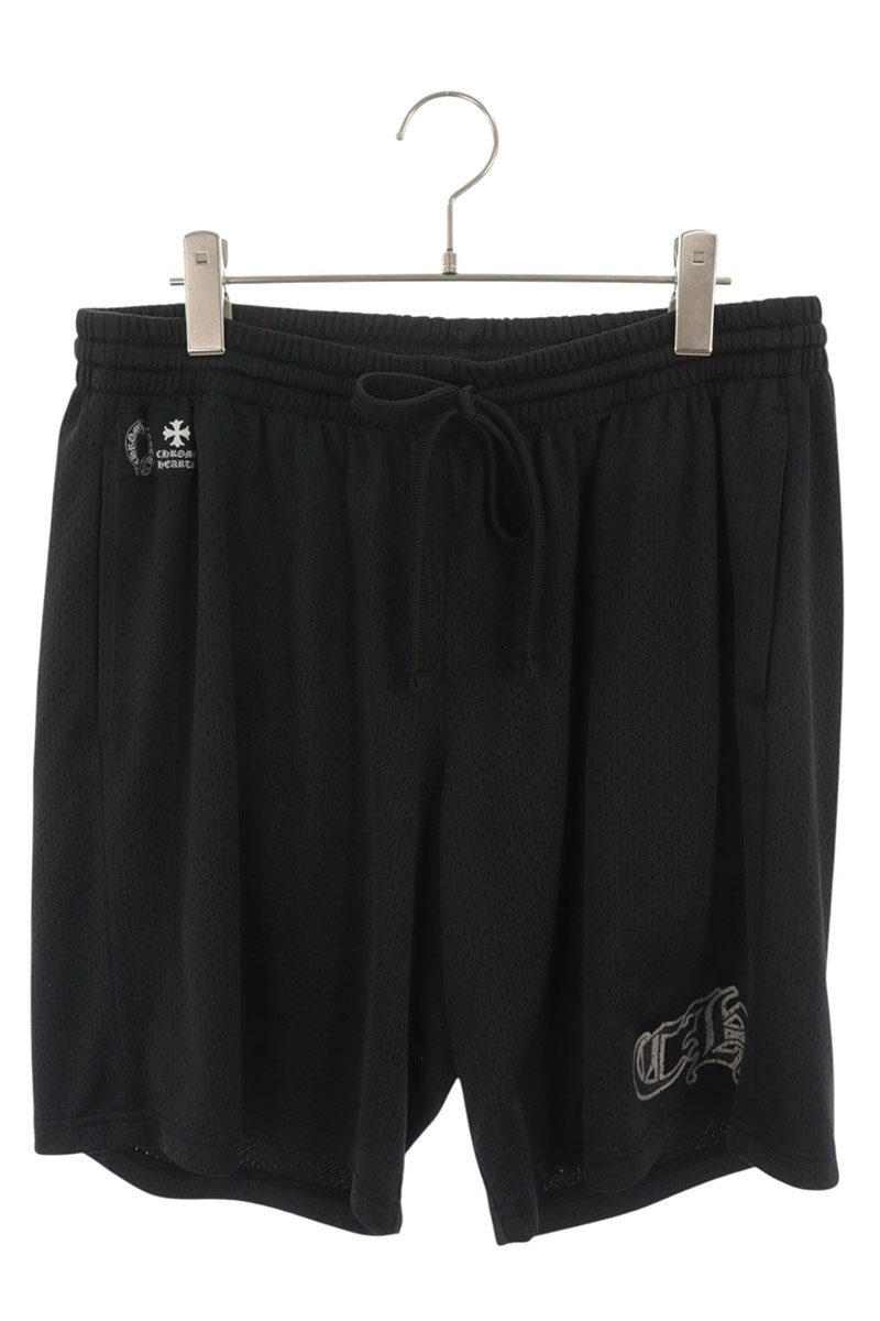 Chrome Hearts MESH VARSITY SHORTS CH Nylon Black Size XL