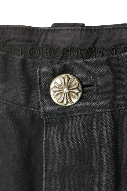 Chrome Hearts Carpenter Cemetery Cross Patch Shorts Size 32