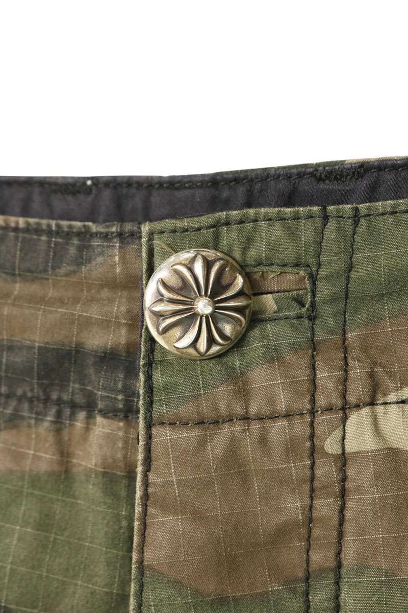Chrome Hearts DEVIL DOG SHORTS Camo Cross-Patch Size 30