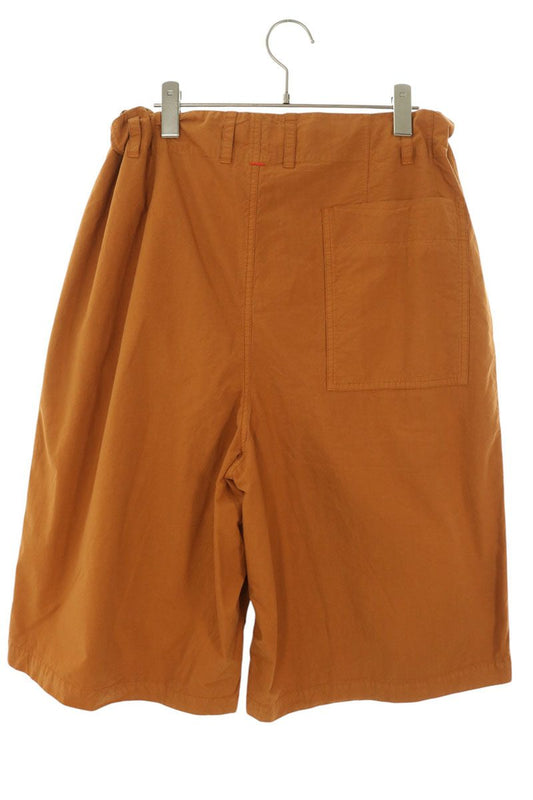 CASEY CASEY Abello Garment Dyed Cotton Shorts Orange Size S