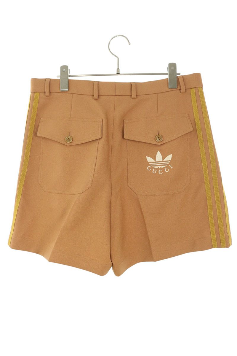 GUCCI x Adidas Sideline Shorts Brown Size 48