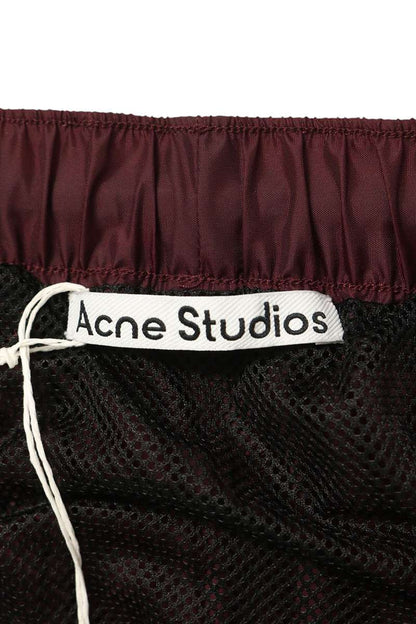 ACNE STUDIOS Nylon Shorts Bordeaux Size L