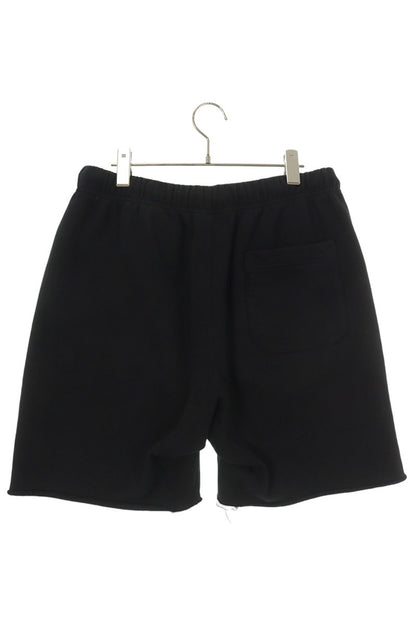 SAINT MICHAEL Ribbon Sweat Shorts Black Sweatshirt Size L