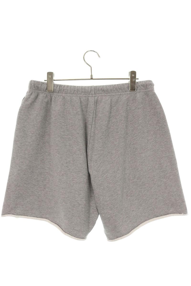 CELINE Logo Embroidered Shorts Gray Size XL