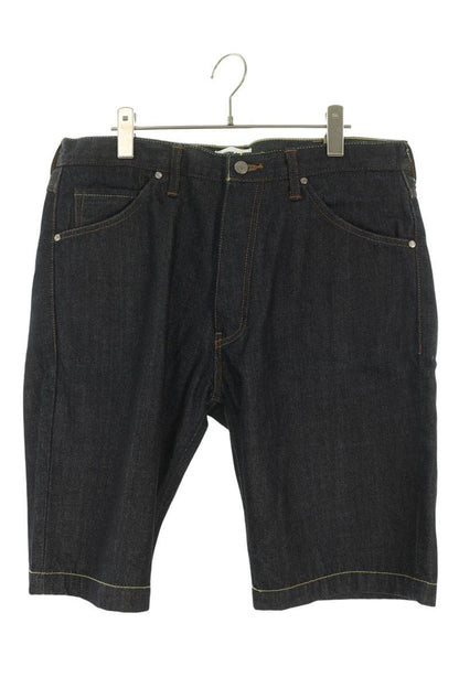 Bape A BATHING APE Rigid Denim Shorts Indigo Size L
