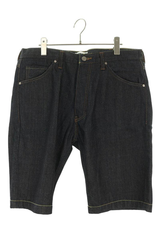 Bape A BATHING APE Rigid Denim Shorts Indigo Size L