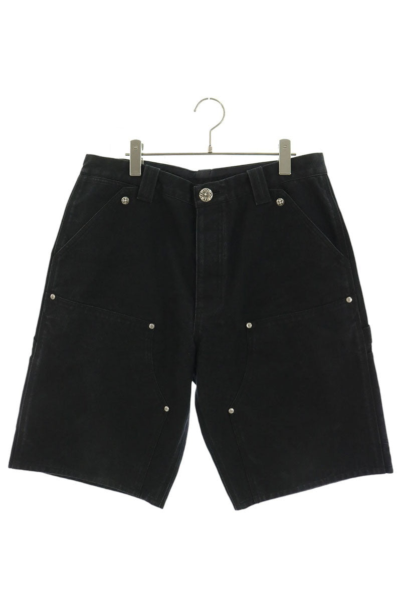 Chrome Hearts Carpenter Cemetery Patch Shorts Black Size 33