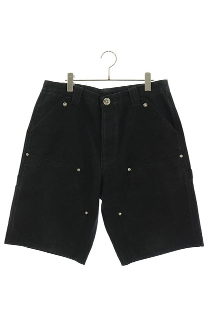 Chrome Hearts Carpenter Cemetery Patch Shorts Black Size 33
