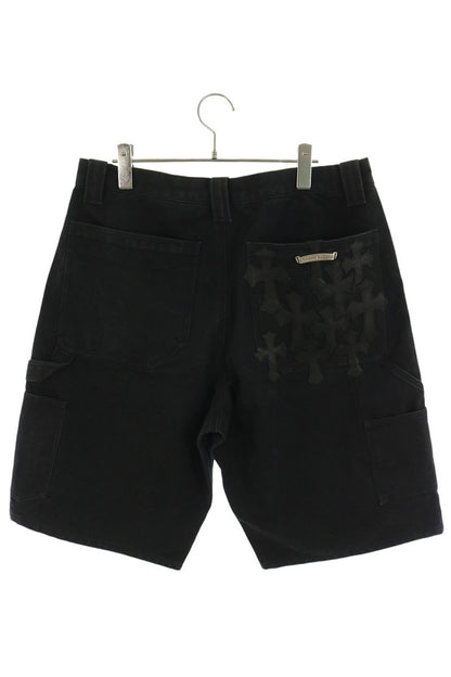 Chrome Hearts Carpenter Cemetery Patch Shorts Black Size 33