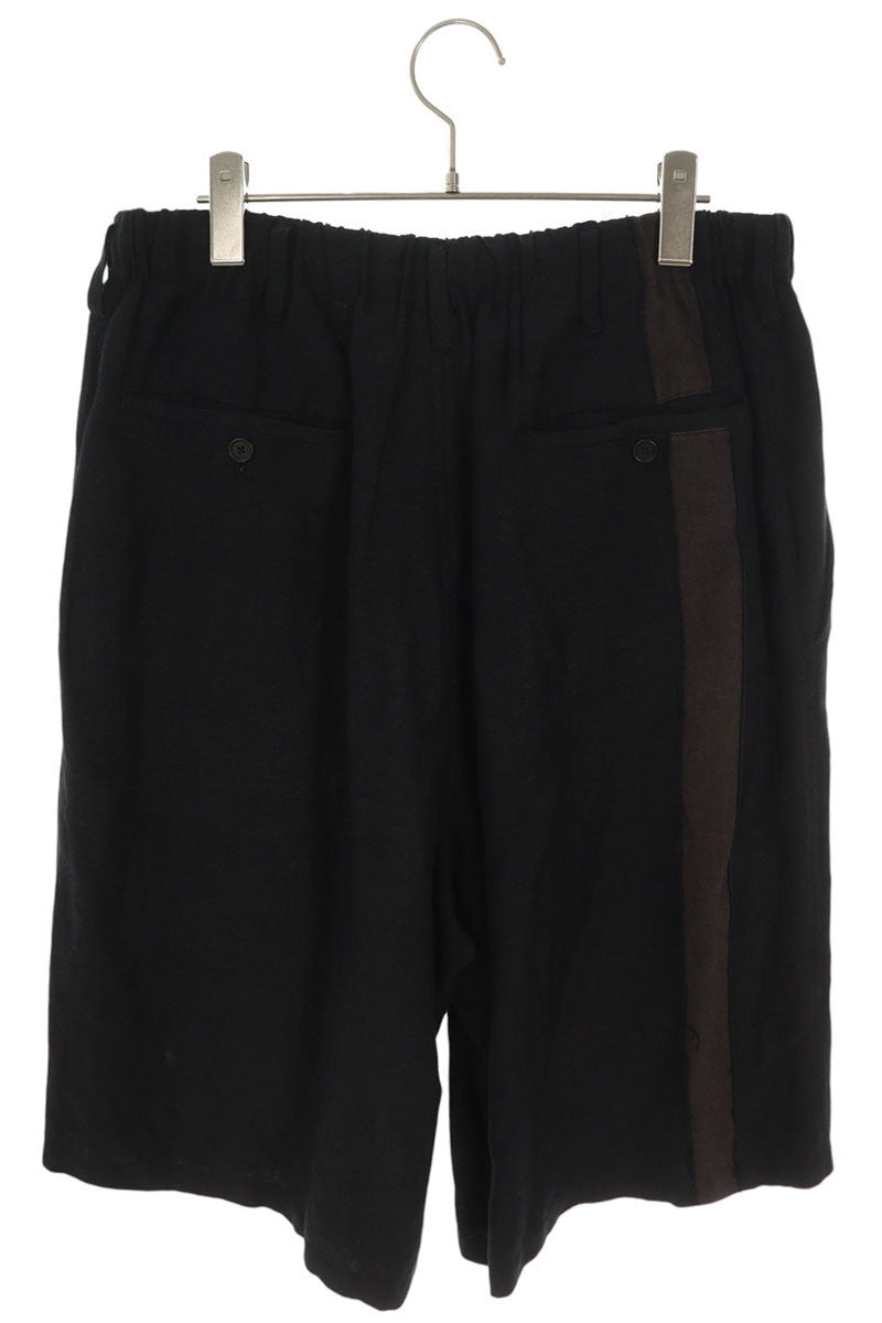 syte Linen Striped Shorts Black Size 3