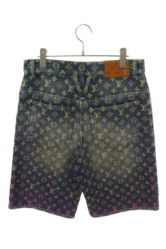 LOUISVUITTON Rainbow Monogram Denim Shorts Multi Size 28