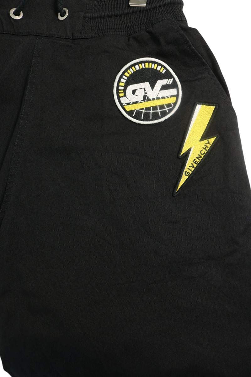 GIVENCHY Patch Shorts Black Size 44