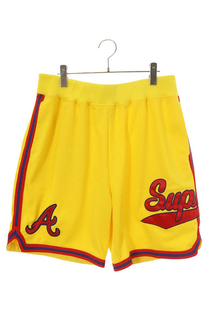 SUPREME x Mitchell&Ness Teams Shorts Yellow Size M