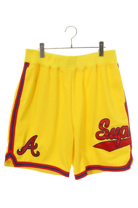SUPREME x Mitchell&Ness Teams Shorts Yellow Size M