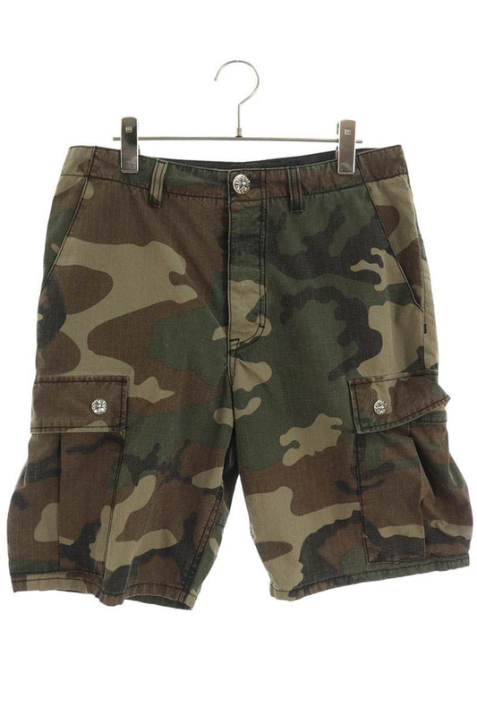 Chrome Hearts DEVIL DOG Camo Cross Patch Shorts Size 31