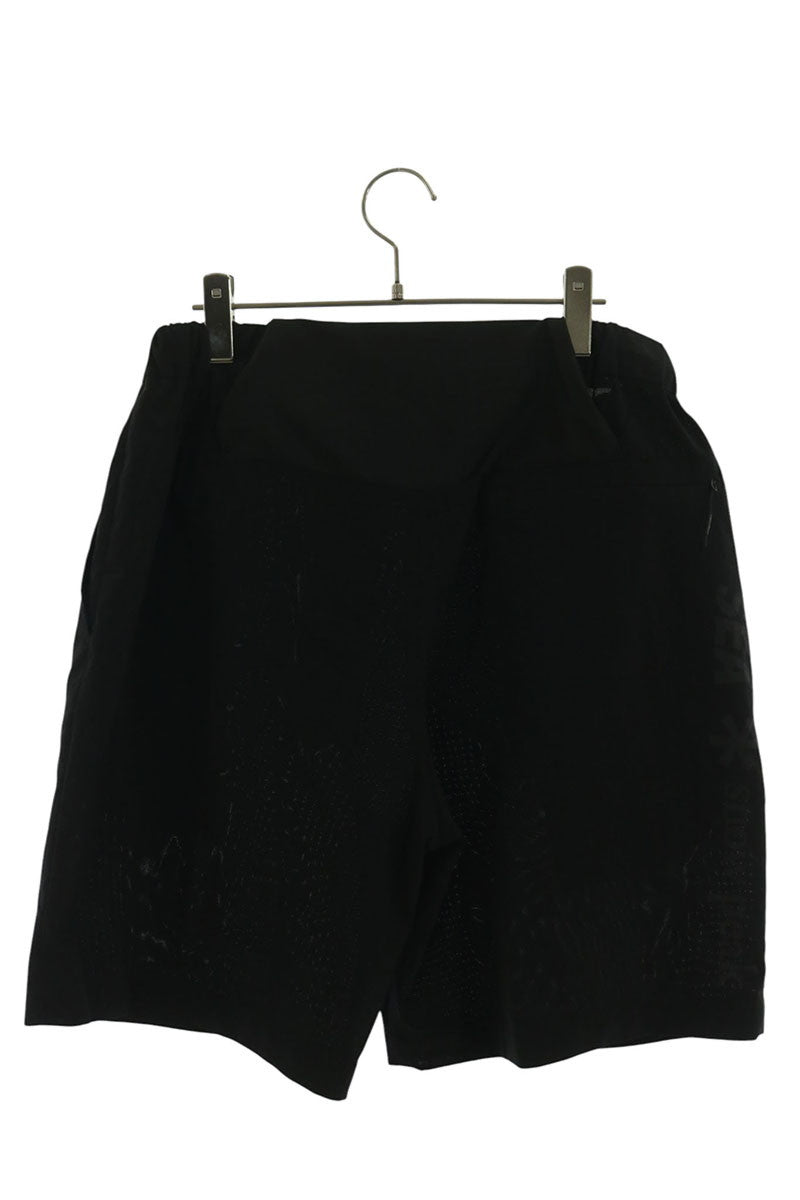 WIND AND SEA x Snow Peak Logo Print Shorts Black Size L