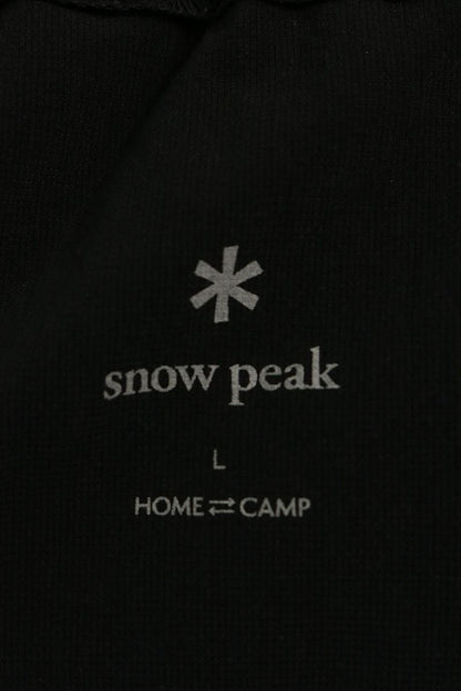 WIND AND SEA x Snow Peak Logo Print Shorts Black Size L