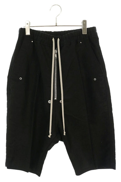 Rick Owens 26AW Bella Pods Ramie Cotton Shorts Black Size 48
