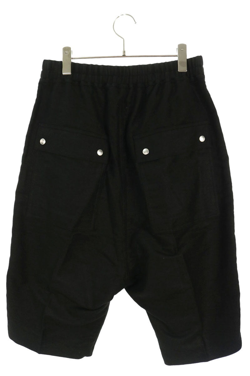 Rick Owens 26AW Bella Pods Ramie Cotton Shorts Black Size 48