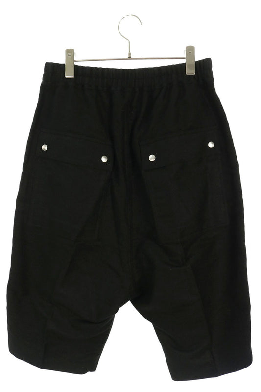 Rick Owens 26AW Bella Pods Ramie Cotton Shorts Black Size 48