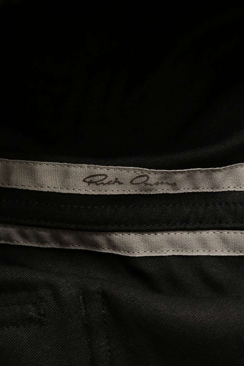 Rick Owens 26AW Bella Pods Ramie Cotton Shorts Black Size 48