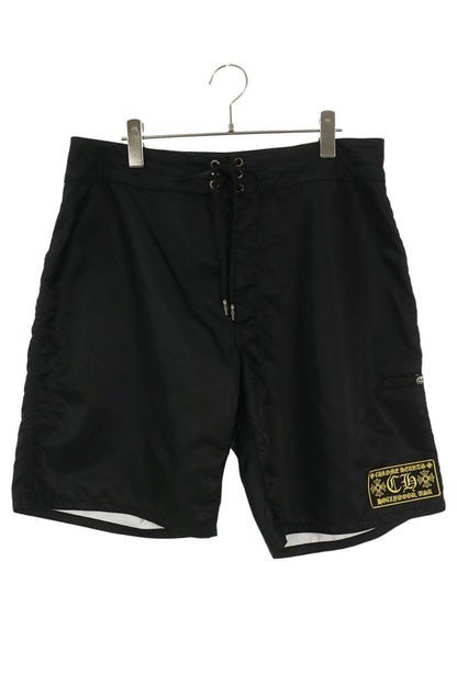 Chrome Hearts SURF SHORTS CH Patch Nylon Black Size 36