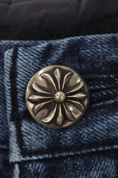 Chrome Hearts Denim Carpenter Shorts Indigo Size 36