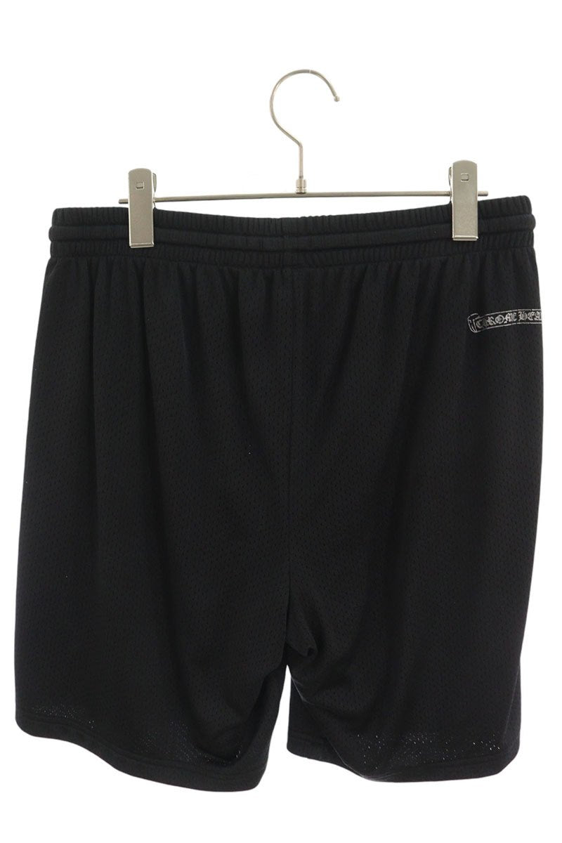 Chrome Hearts Black Mesh Varsity Nylon Half Pants Size L