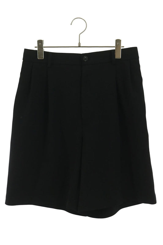 N.HOOLYWOOD Poly Blend 1-Pleat Shorts Black Size 38