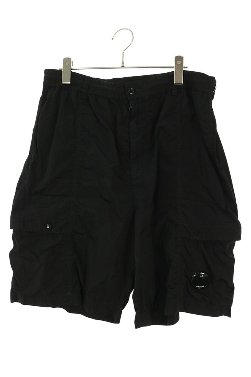 C.P.COMPANY Chrome-R Nylon Boxy Cargo Shorts Black Size 48