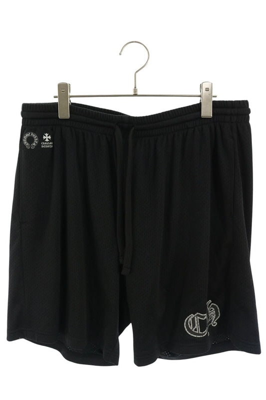 Chrome Hearts CH Print Mesh Varsity Shorts Black Size XL