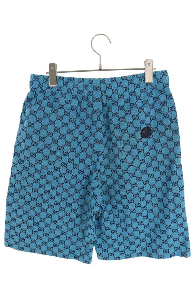 GUCCI GG Monogram Half Shorts Blue Size 46