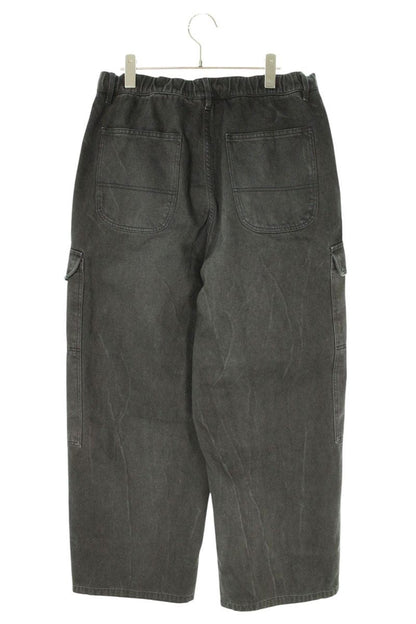 AMI Wide Denim Pants Black Size 29